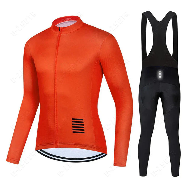 Ensemble de cyclisme à manches longues