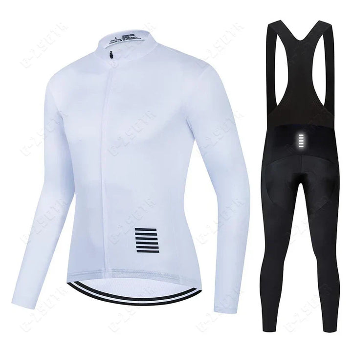 Ensemble de cyclisme à manches longues
