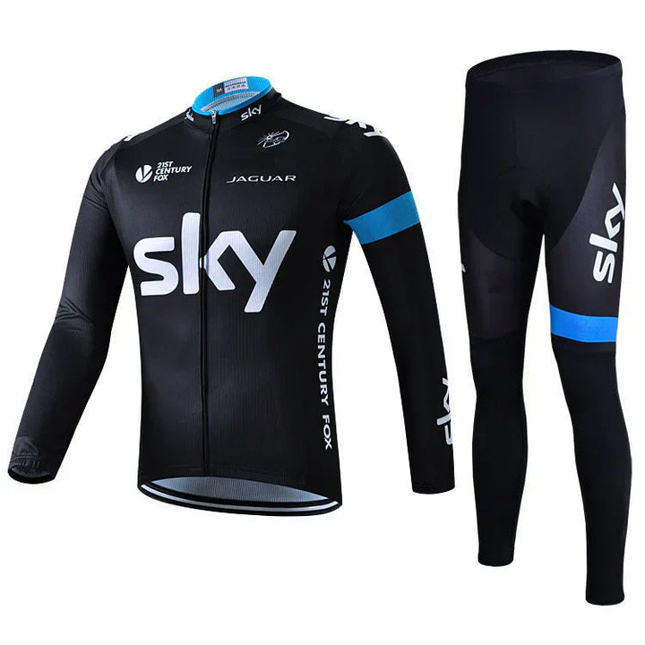 Maillot de cyclisme professionnel à manches longues