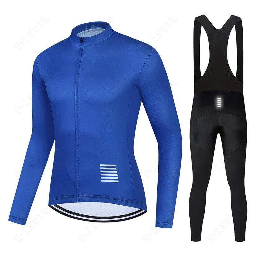 Ensemble de cyclisme à manches longues