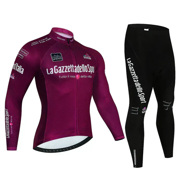 Giro d'Italia | Tenue de cyclisme professionnelle à manches longues