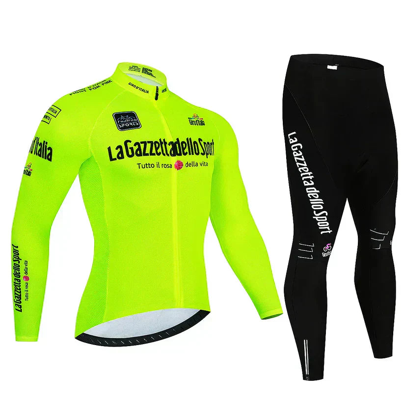 Giro d'Italia | Tenue de cyclisme professionnelle à manches longues